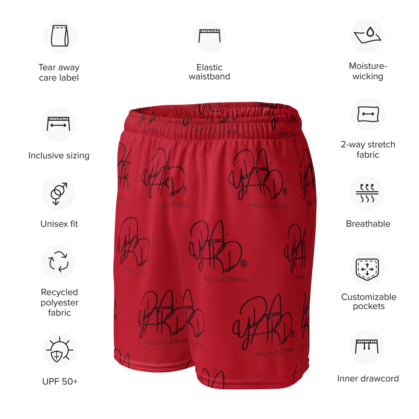 DA' YARD in the Summer Unisex mesh shorts