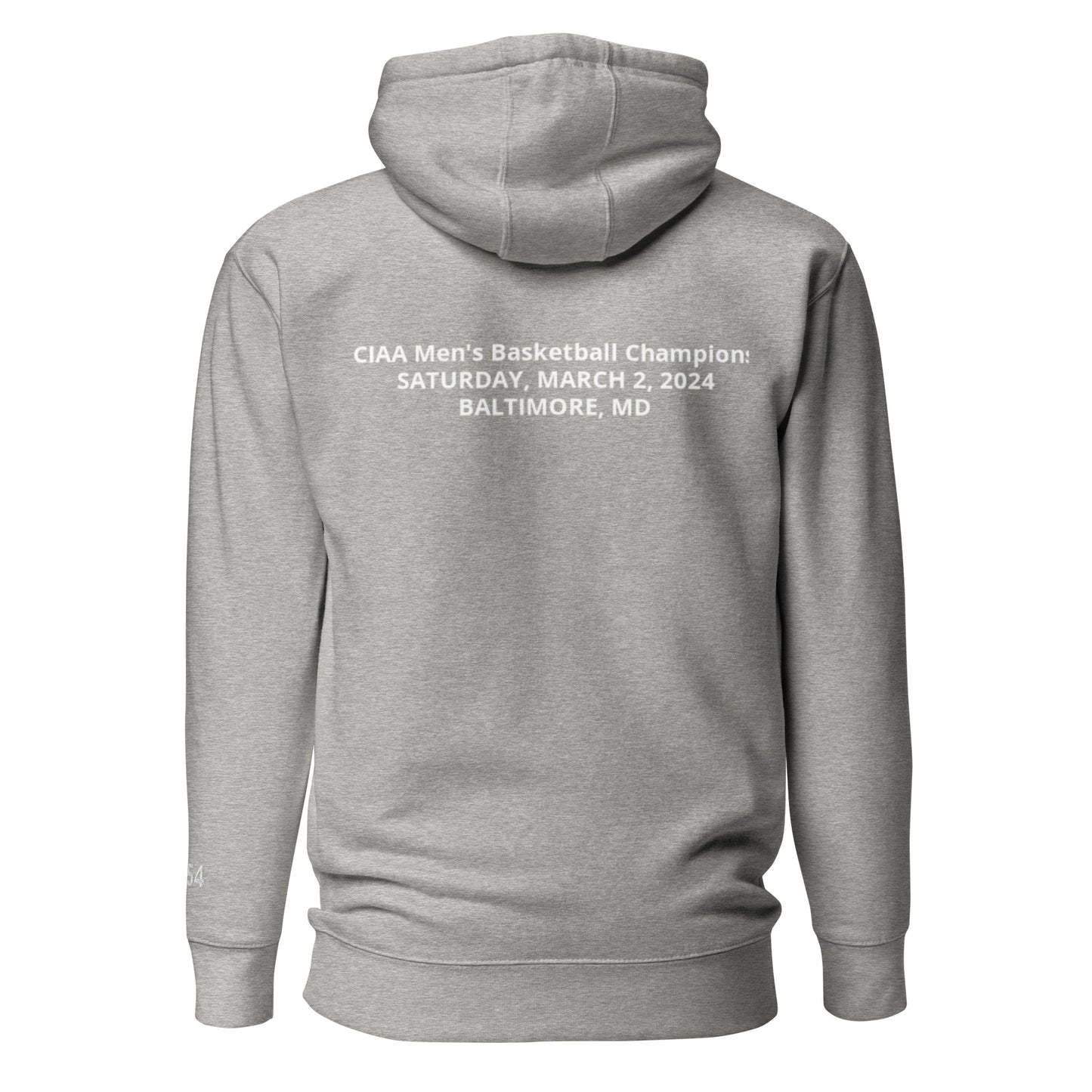 Embroidered CIAA Men's Basketball Champion Unisex Hoodie 2024