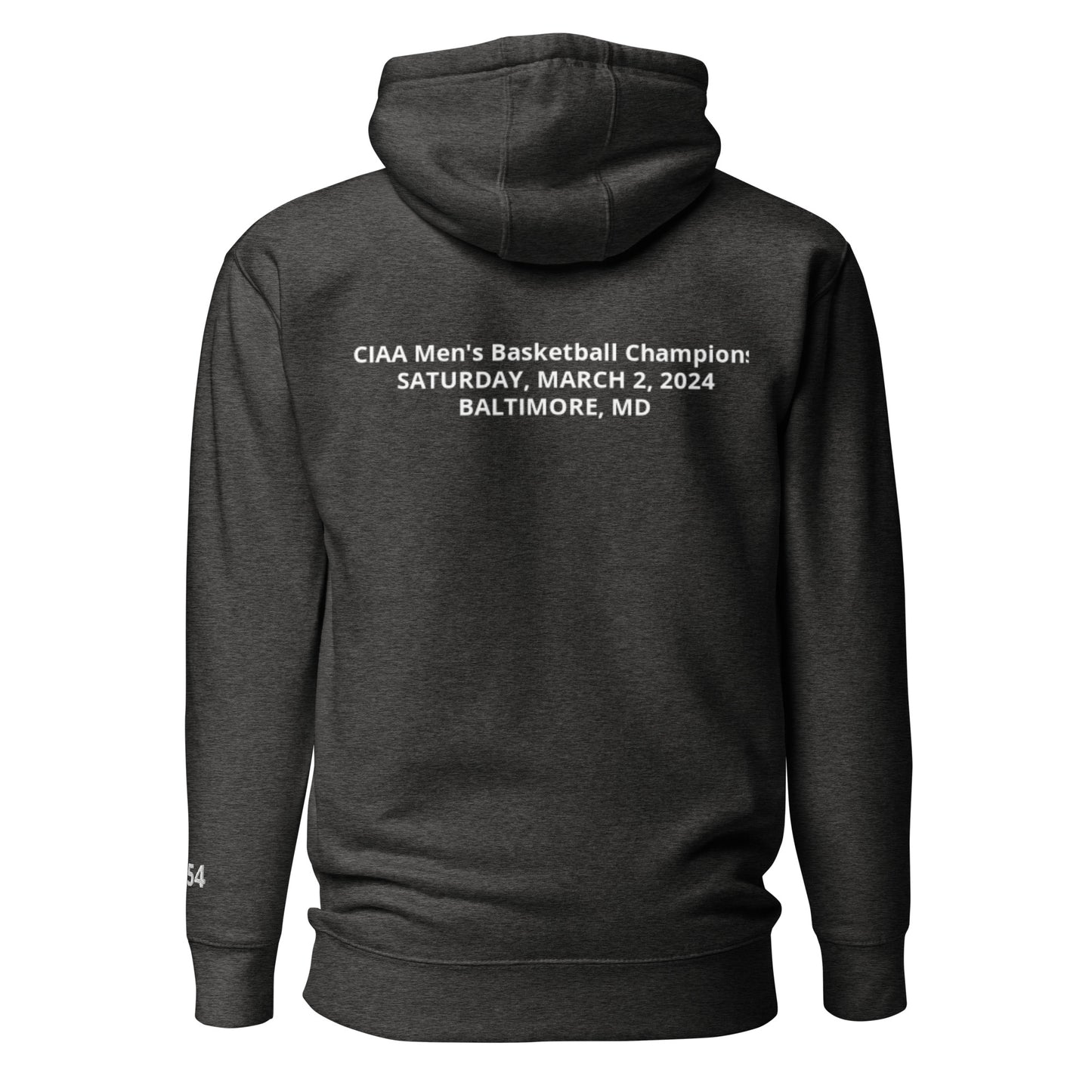 Embroidered CIAA Men's Basketball Champion Unisex Hoodie 2024