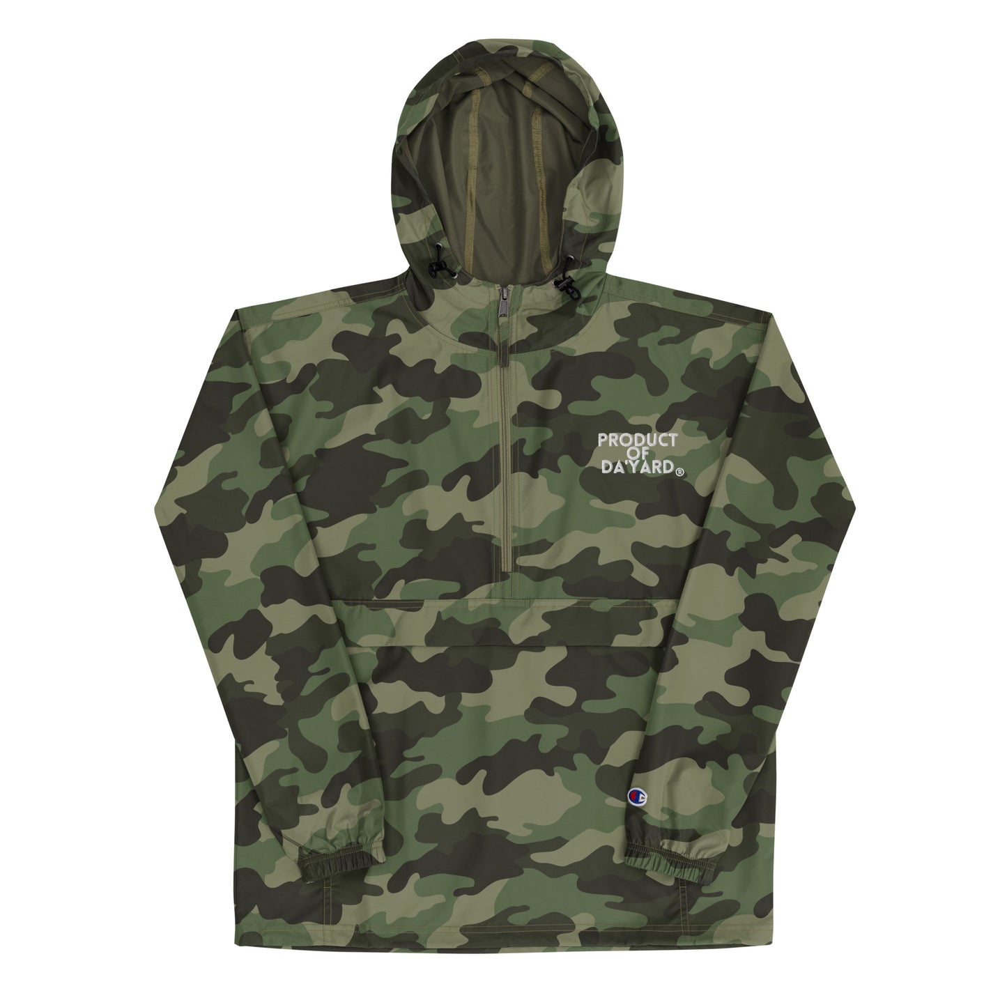Product of DA' YARD Embroidered Champion Packable Jacket