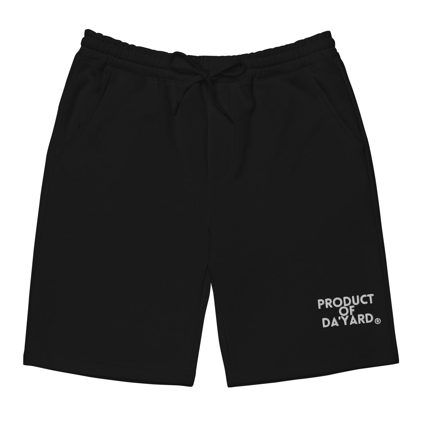 Product of DA' YARD Embroidered Men's fleece shorts
