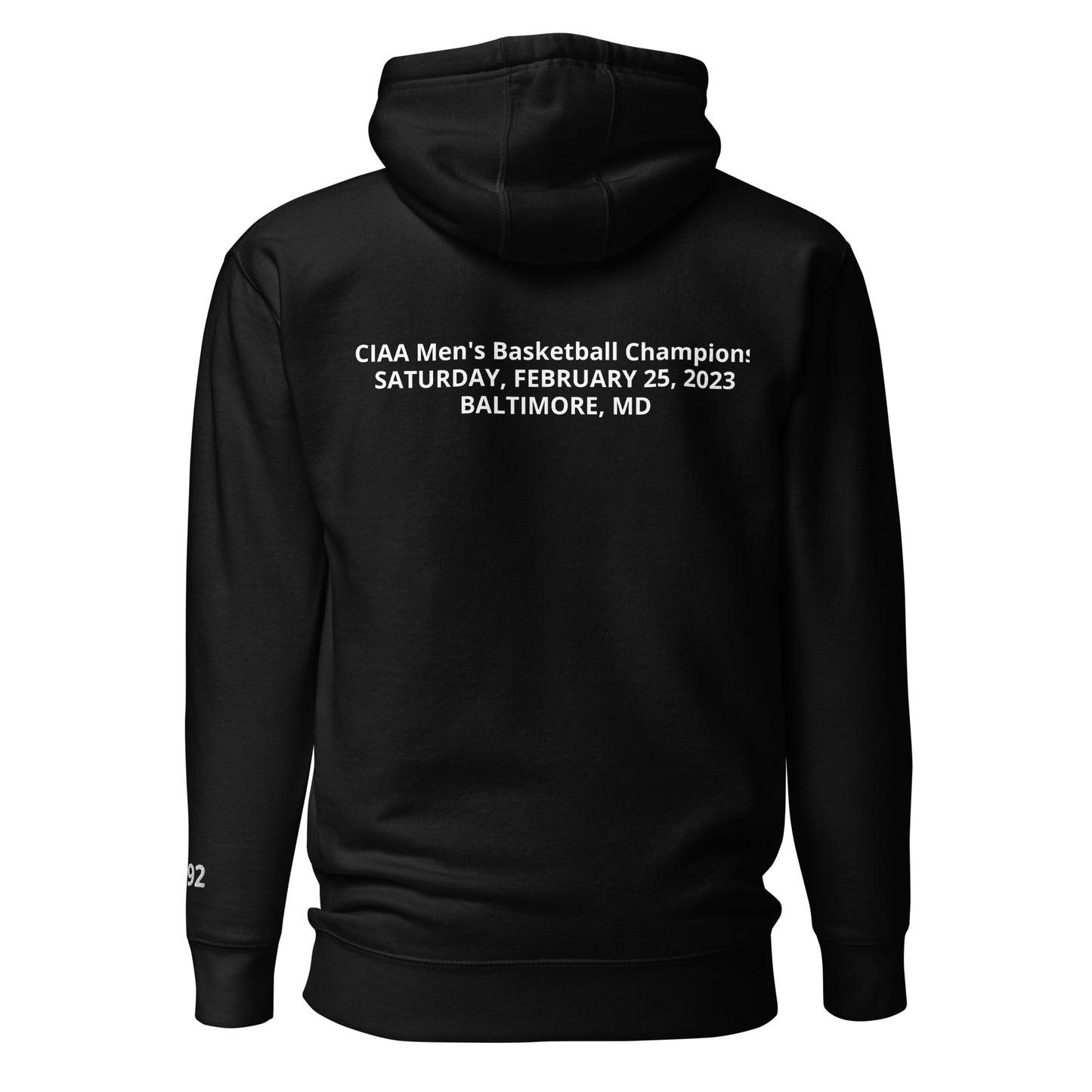 Embroidered CIAA Men's Basketball Champion Unisex Hoodie 2023